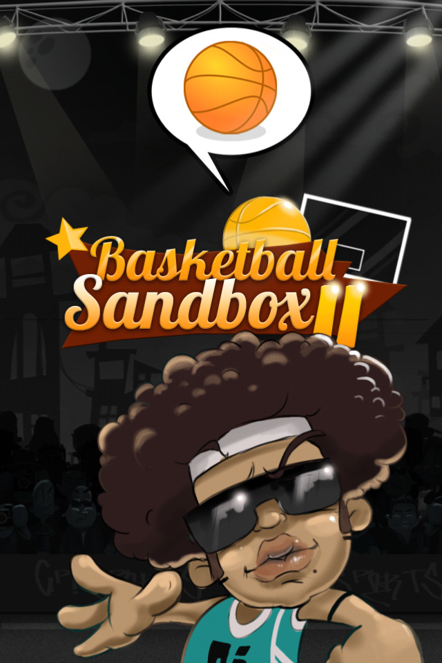 Basketball Sandbox II手机游戏界面设计，来源自黄蜂网https://woofeng.cn/mobile/