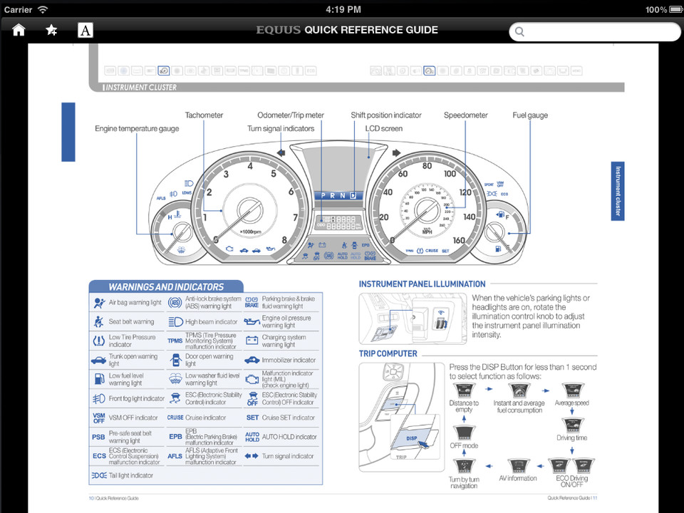 2013款现代雅科仕体验iPad界面设计，来源自黄蜂网https://woofeng.cn/ipad/