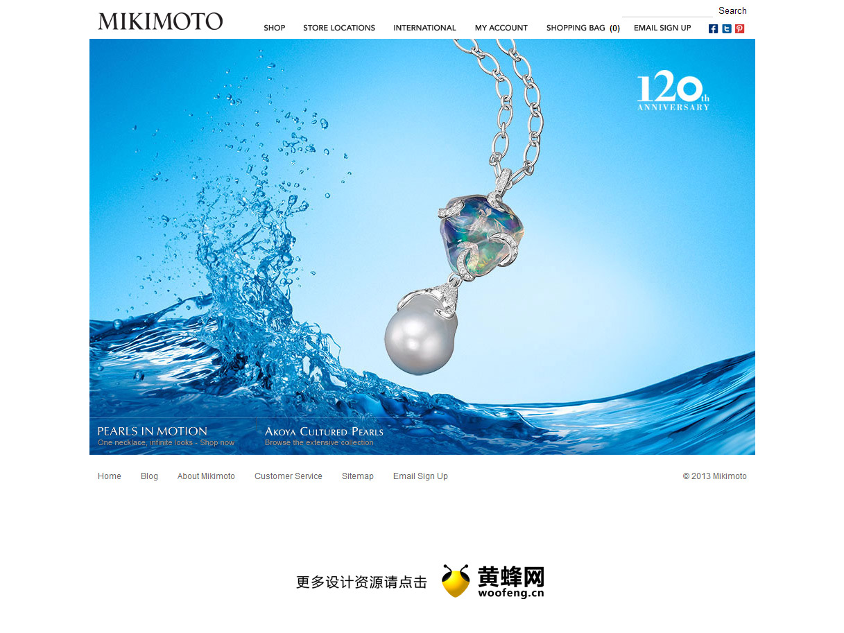 MIKIMOTO优质珍珠首饰，来源自黄蜂网https://woofeng.cn/web/