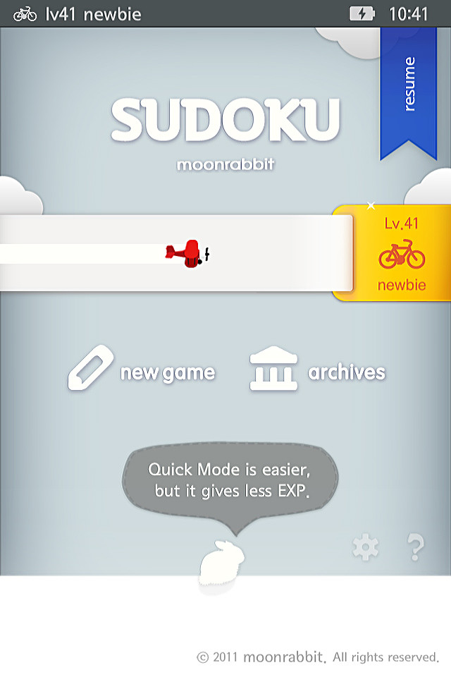 SUDOKU数字游戏手机界面设计，来源自黄蜂网https://woofeng.cn/mobile/