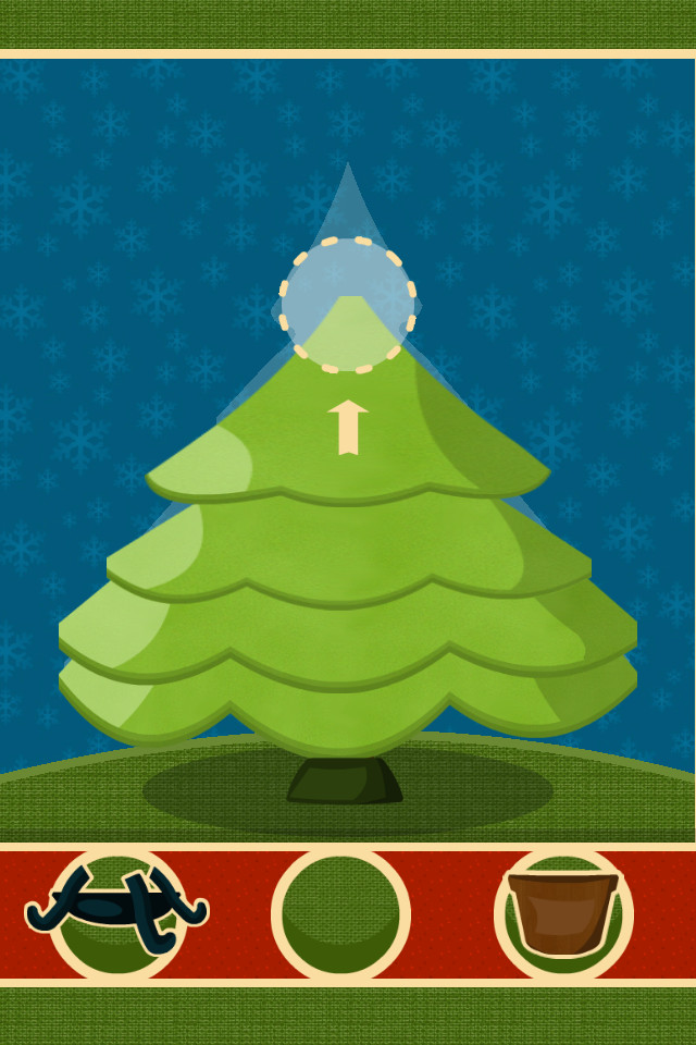 Bogga圣诞树手机应用界面设计，来源自黄蜂网https://woofeng.cn/mobile/