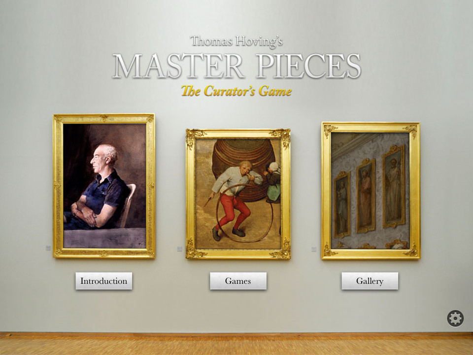 Master Pieces馆长的游戏iPad应用界面设计，来源自黄蜂网https://woofeng.cn/