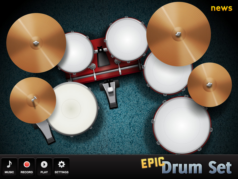 Epic Drum Set音乐应用，来源自黄蜂网https://woofeng.cn/