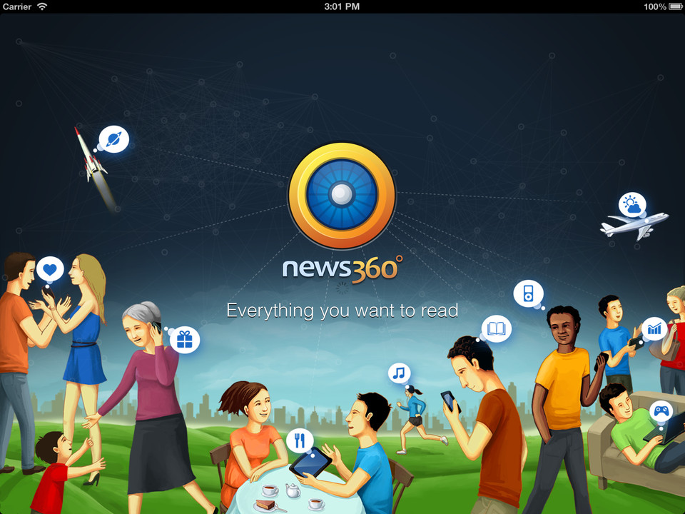 News360：个性化新闻阅读器iPad应用，来源自黄蜂网https://woofeng.cn/