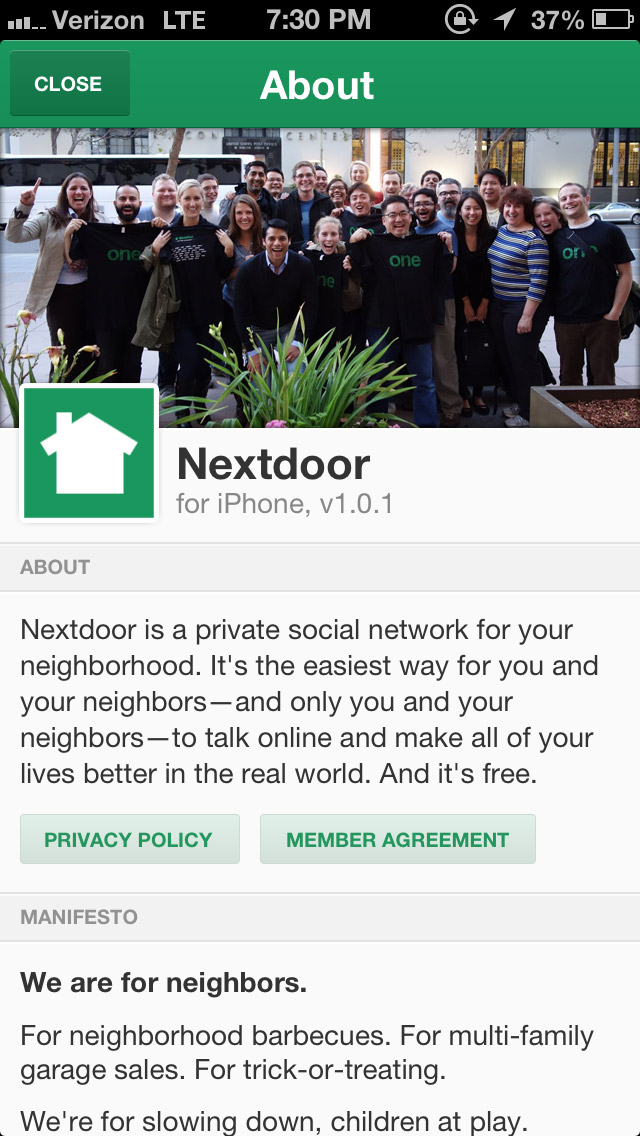 Nextdoor社交应用，来源自黄蜂网https://woofeng.cn/