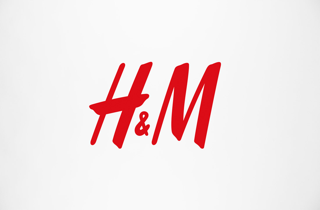 H&M企业VI视觉识别系统设计欣赏，来源自黄蜂网https://woofeng.cn/