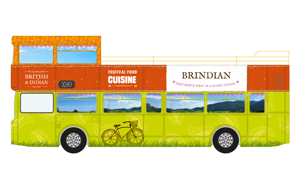 Brindian餐饮企业vi设计欣赏，来源自黄蜂网https://woofeng.cn/