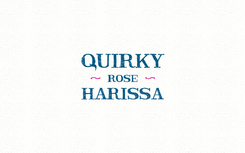 Quirky Rose Harrisa品牌vi设计欣赏，来源自黄蜂网https://woofeng.cn/