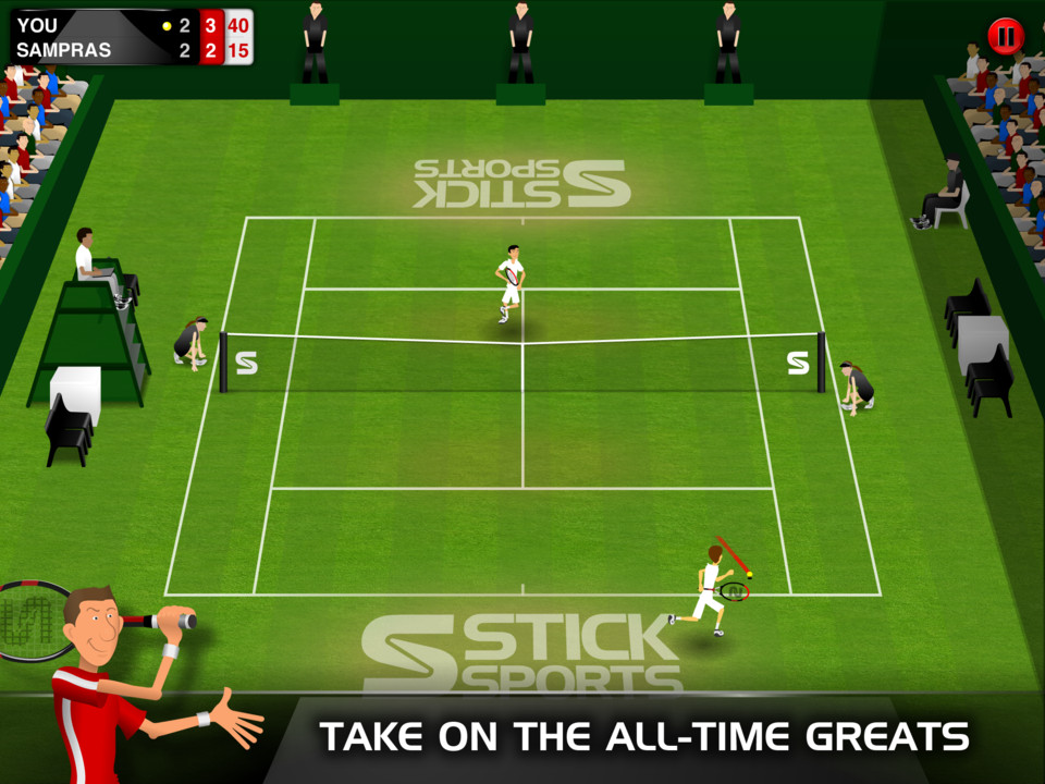 Stick网球游戏iPad应用，来源自黄蜂网https://woofeng.cn/