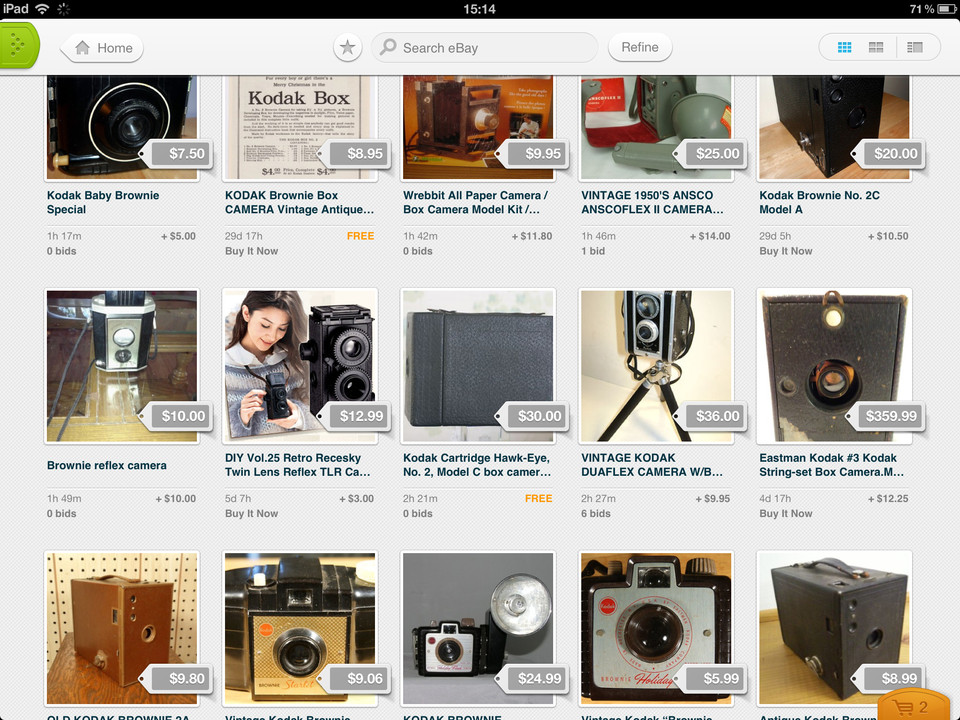 eBay购物iPad应用，来源自黄蜂网https://woofeng.cn/
