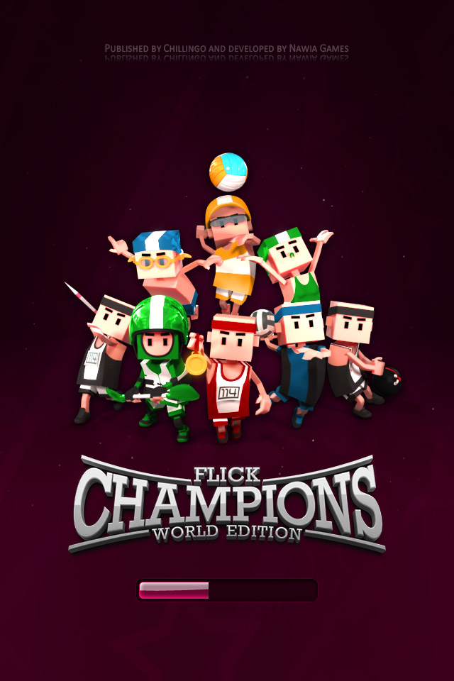 Flick Champions世界冠军版手机游戏界面，来源自黄蜂网https://woofeng.cn/