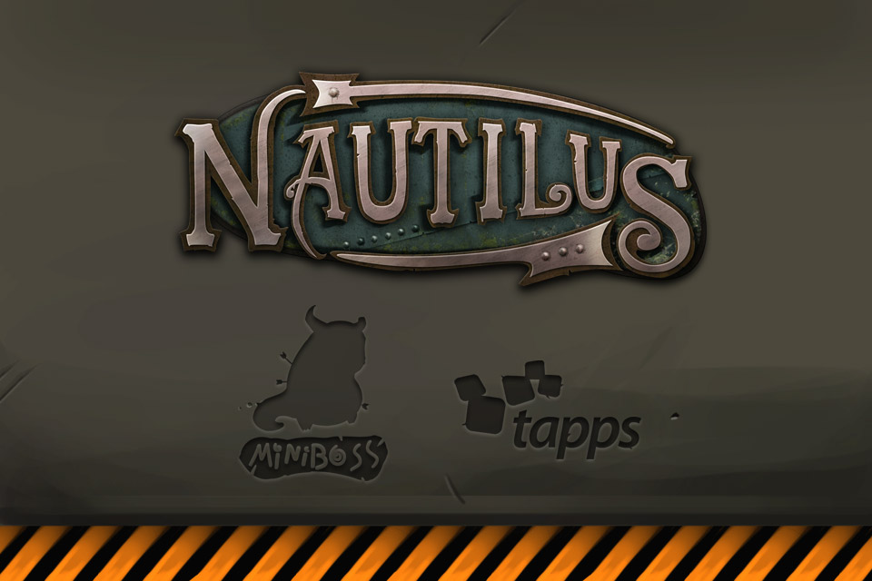 Nautilus潜艇冒险手机游戏界面，来源自黄蜂网https://woofeng.cn/