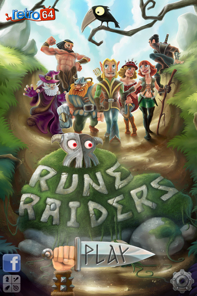 Rune Raiders手机游戏界面，来源自黄蜂网https://woofeng.cn/