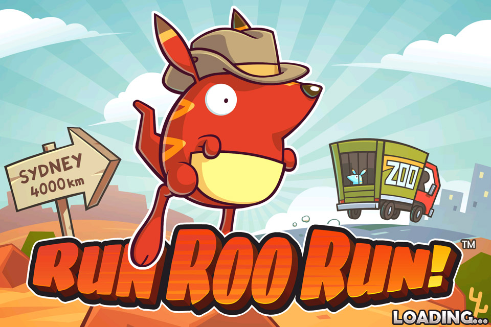 Run Roo Run手机游戏界面，来源自黄蜂网https://woofeng.cn/